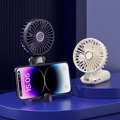 Portable Electric Fan with Smart Led Digital Display (5000mAh Battery) 